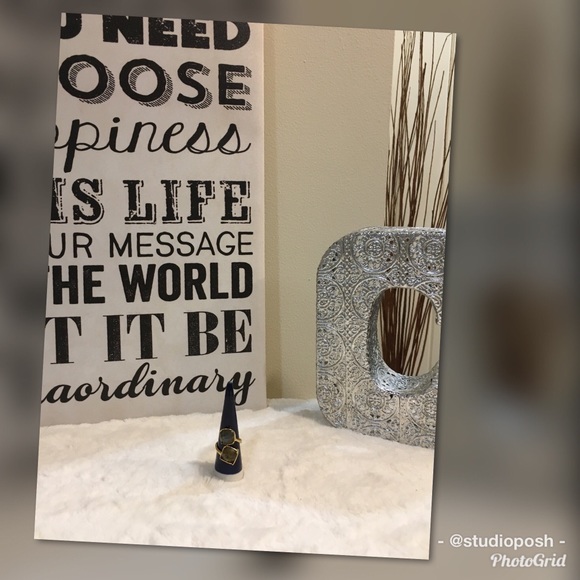 🌾Bondhu Labradorite Double Stone Gold Ring🌾 - Picture 6 of 6